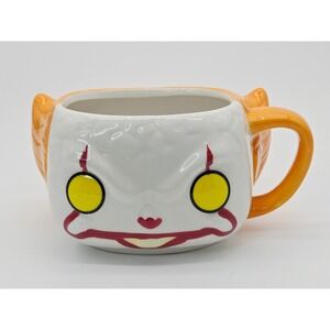 Funko IT Pennywise Pop Sculpted Ceramic Mug 16oz Orange White TOB250306